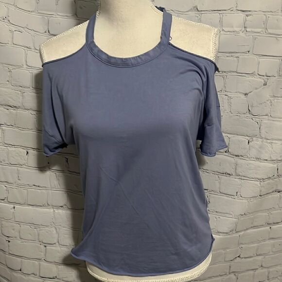 Topshop - Purple - Open Shoulder shirt - M - Picture 1 of 3